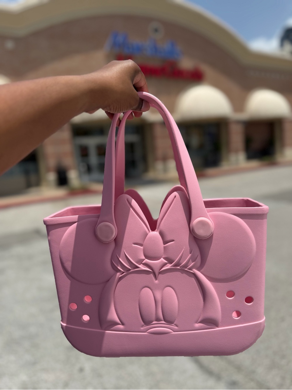 Pink Minnie Mouse Tote Bag - Women's Carryall